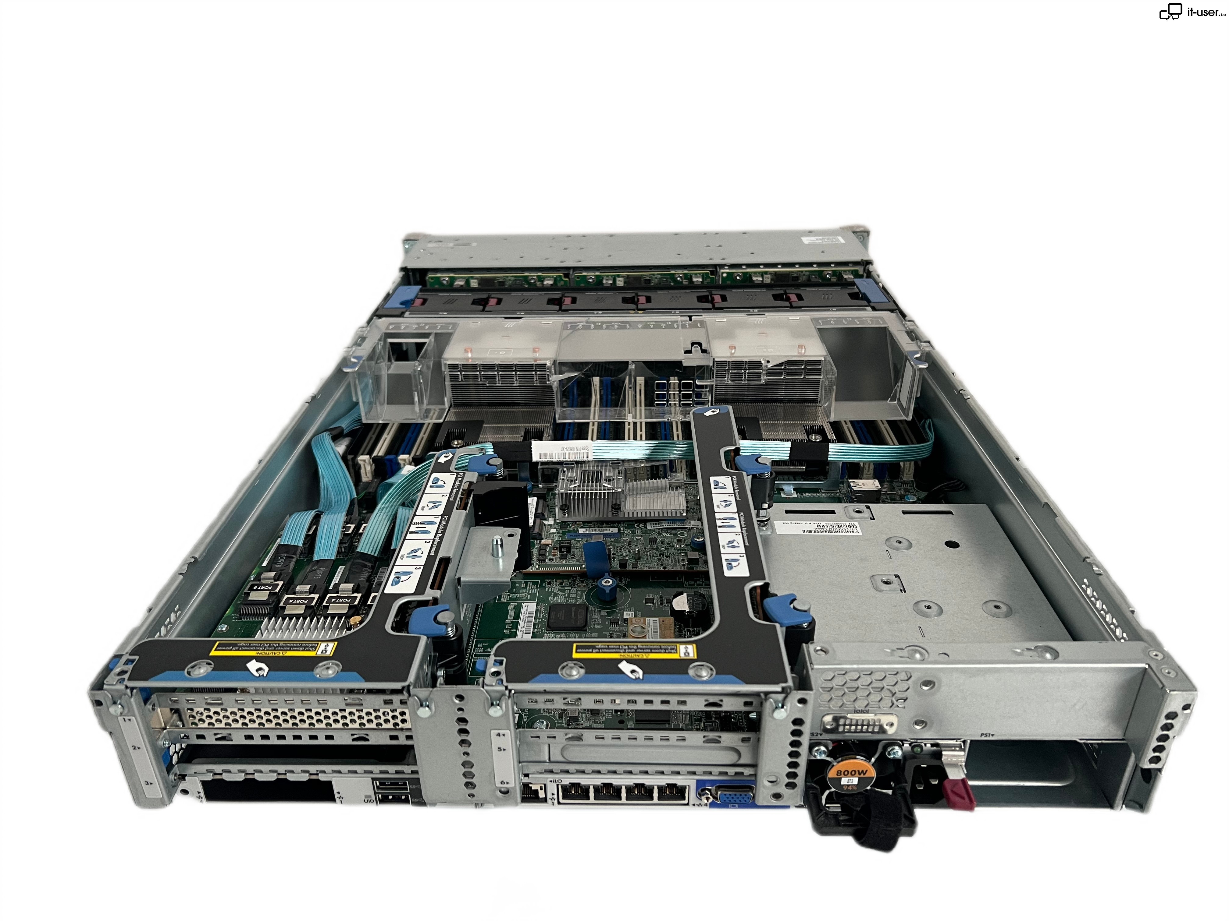 HP ProLiant DL380 Gen9 24xSFF / 2 x E5-2680 v4 / 16GB 2133P / P440ar 2GB + SAS Expander / 800W