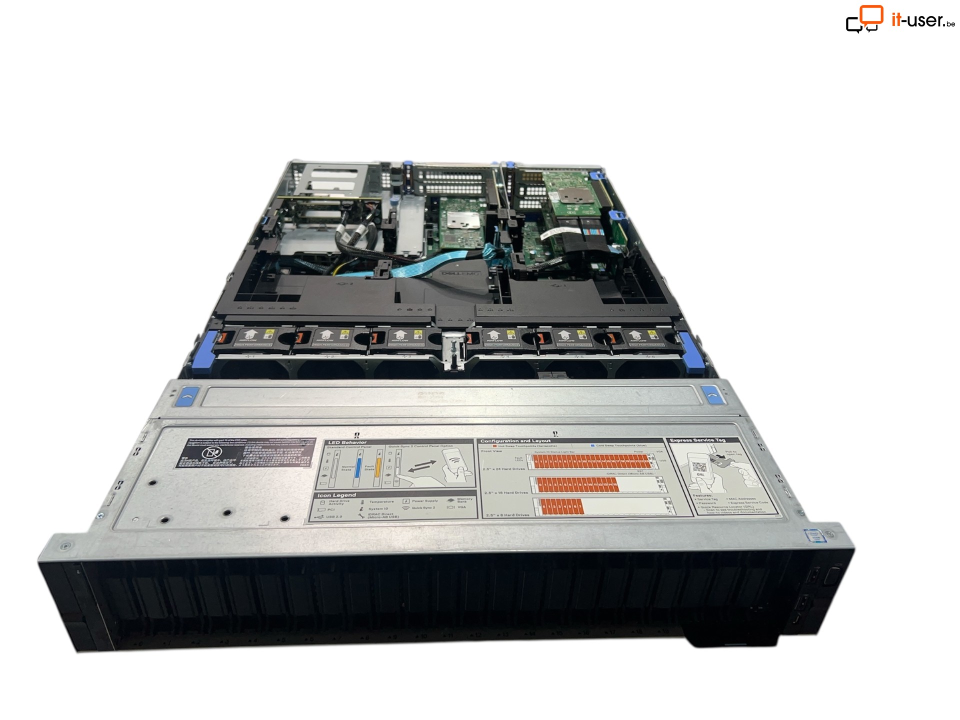 DELL PowerEdge R740xd 24xSFF (8xBays NVMe) / Gold 6138 / 2 x H330 / 2 x 1100W