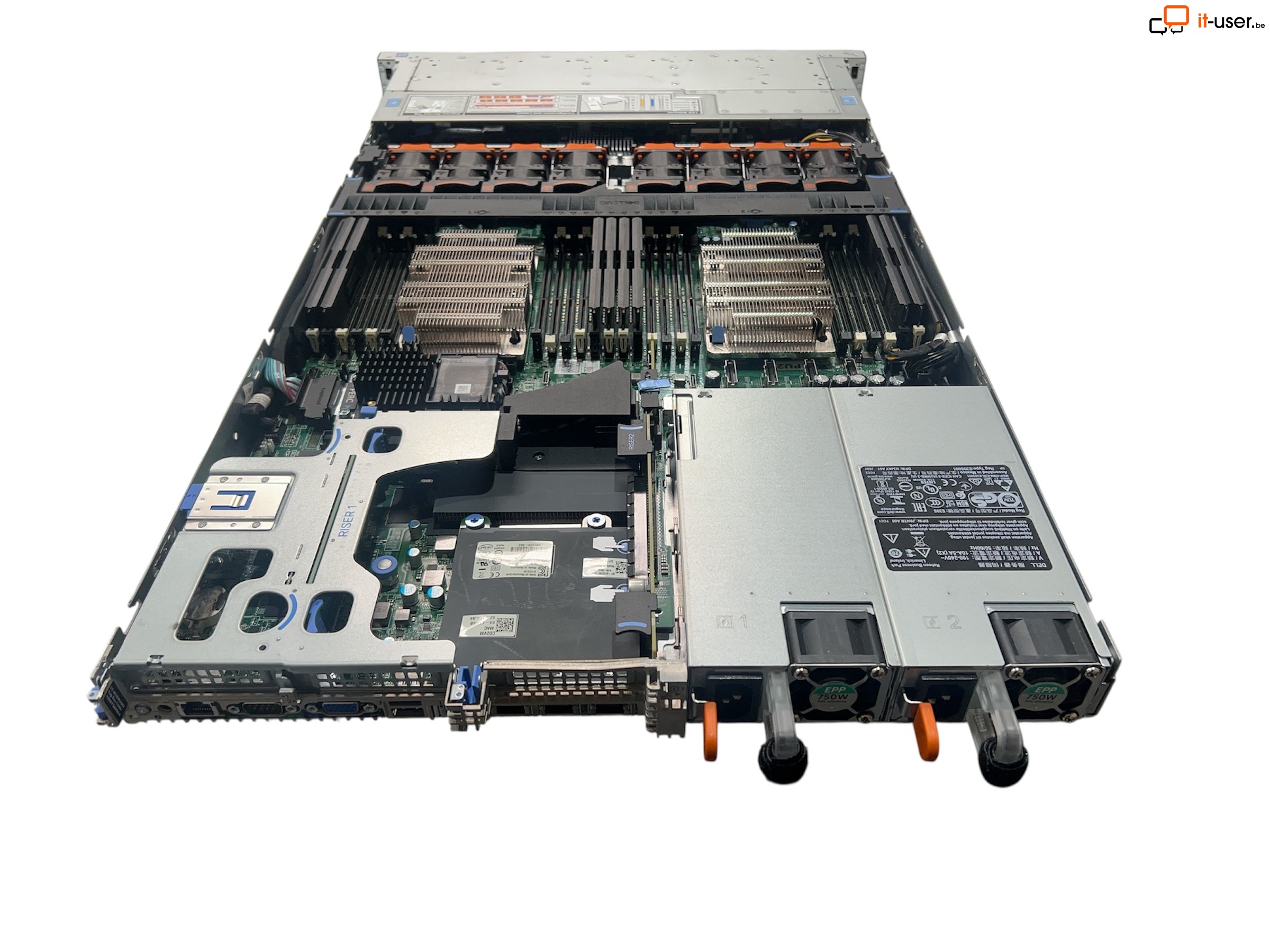 DELL PowerEdge R640 10xNVME / 2 x Gold 6132 / 32GB 2400T / H740p Mini 8GB / 2 x 750W