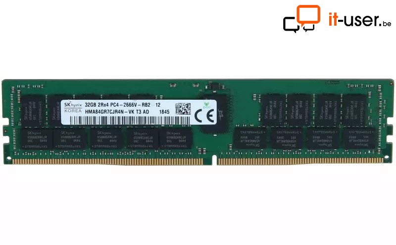 32GB DDR4 PC4-21300 (2666V) ECC REG HYNIX HMA84GR7CJR4N-VK